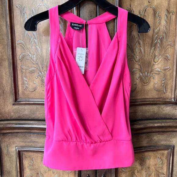 bebe Tops - NWT Bebe Sleeveless Pink Top S